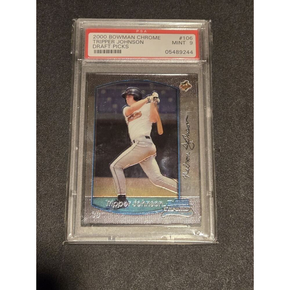 2000 Bowman Chrome Draft Picks #106 Tripper Johnson Draft Picks PSA 9